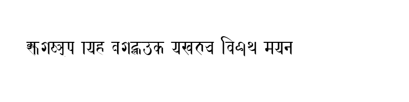 font preview of Newa Regular