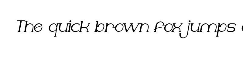 font preview of Neyagawa Italic