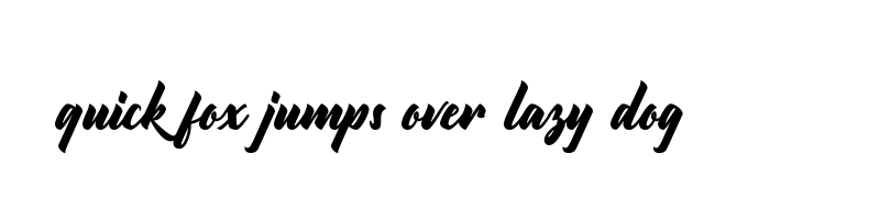 font preview of Night Gaidy