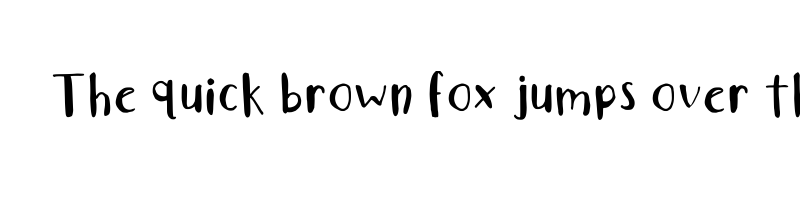 font preview of Note To Self Regular