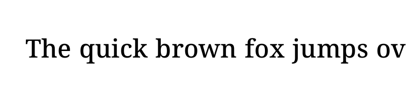 font preview of NotoSerifMalayalam Medium