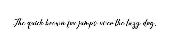 font preview of Novita OTF