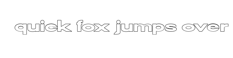 font preview of Oscan Expanded Outline