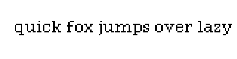 font preview of Pixel Georgia