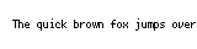 font preview of Pixel Mplus 10 Regular