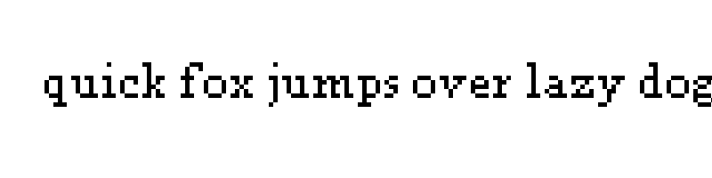 font preview of Pixel Times