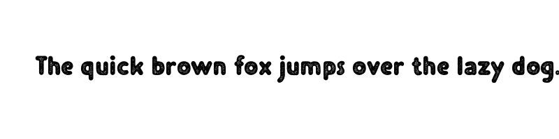 font preview of Plopin Rough