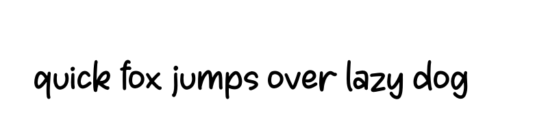 font preview of Pluiter Lighties