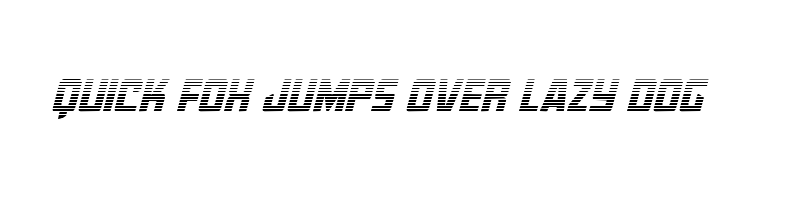 font preview of quicky nick grad