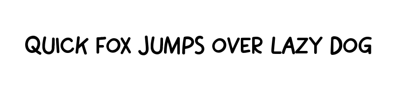 font preview of Quirky Sans