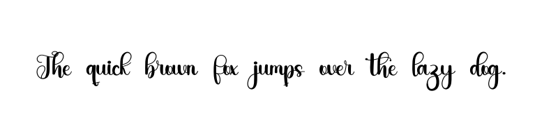 font preview of Rabbit font otf