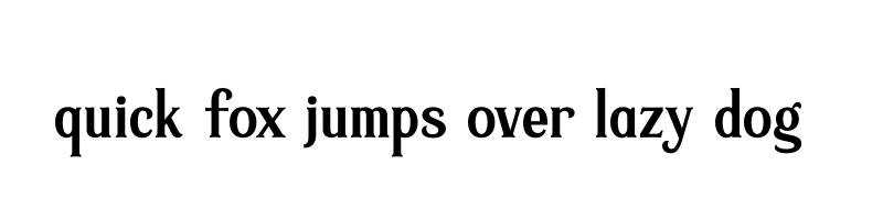 font preview of Rabilone