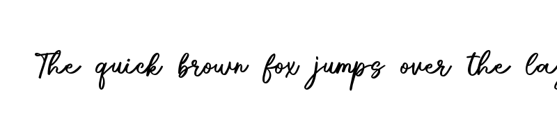 font preview of Radiant Signature
