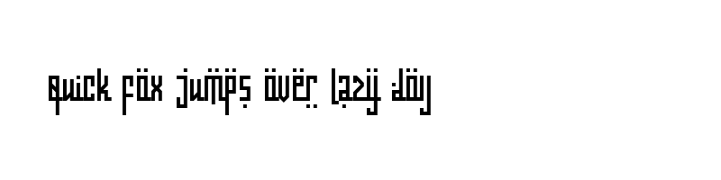 font preview of Ramuan Kurma OTF