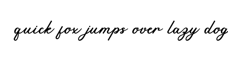 font preview of Rapidly