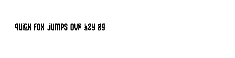 font preview of RAVERA OTF