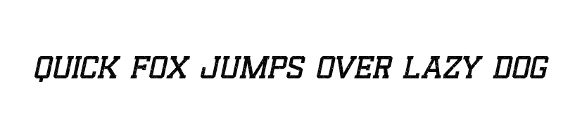 font preview of Reach Fill Stamp Italic