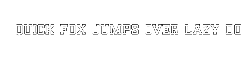 font preview of Reach Outline