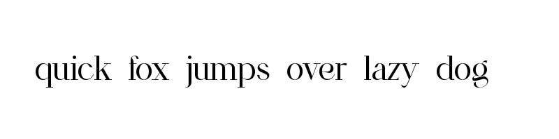 font preview of Regardant