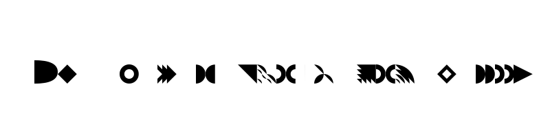 font preview of Relief Single Line Ornament