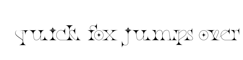 font preview of Resources Quarterly OTF