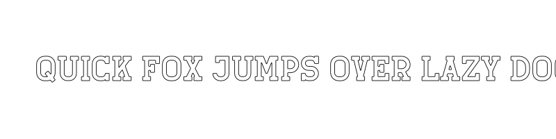 font preview of Retro Grade Outline