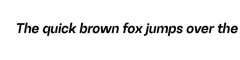 font preview of RG Standard BoldItalic