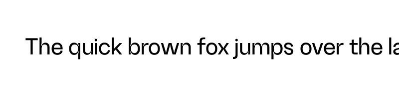 font preview of RG Standard Medium