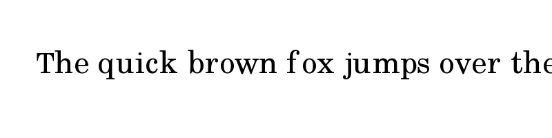 font preview of RIT Rachana Regular