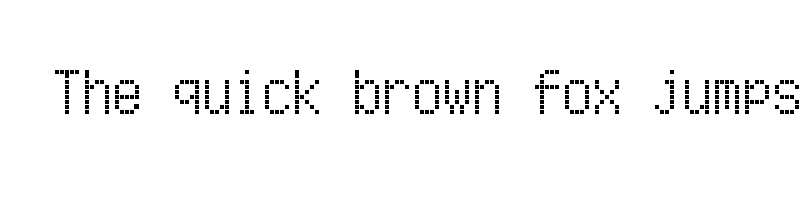 font preview of rombyte display