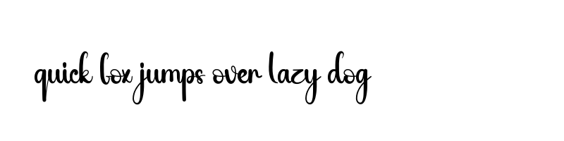 font preview of Room line