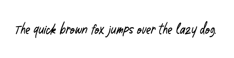 font preview of Rossaye