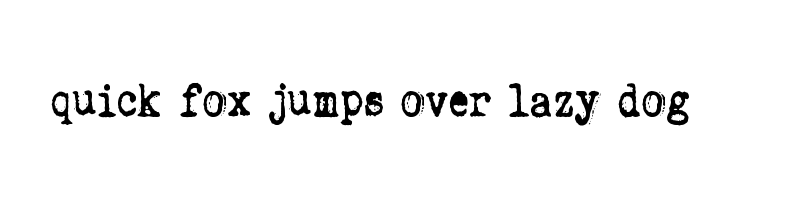 font preview of Rough Serif TTF