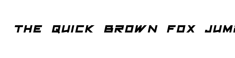 font preview of RUNNER SPEED