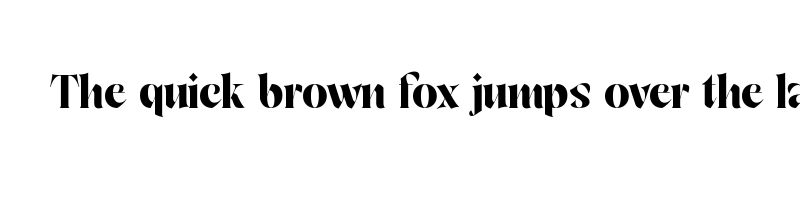 font preview of Sandor