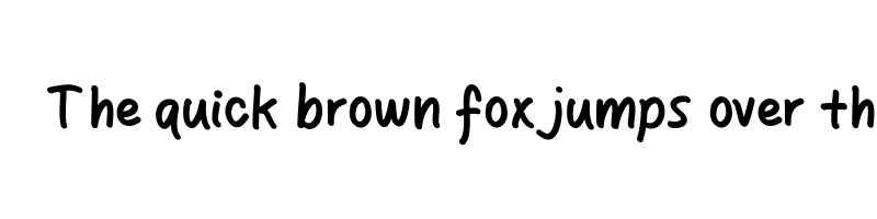 font preview of Sanger Show