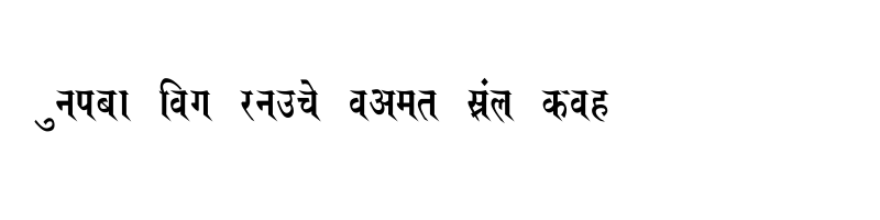 font preview of Saroj Thin Regular