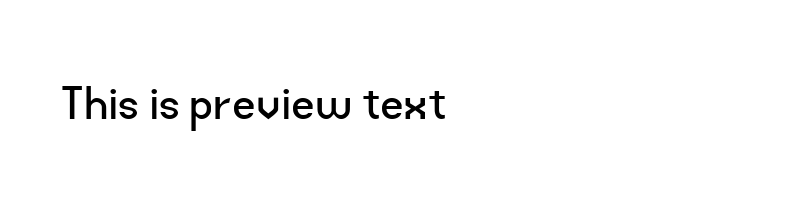 font preview of sf Koonj Regular