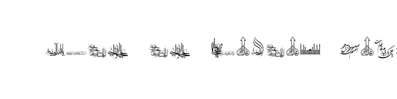 font preview of Shia Regular
