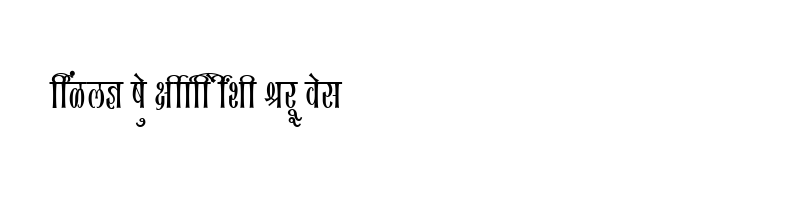 font preview of SHREE DEV 0736 Regular