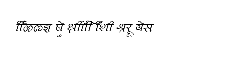 font preview of SHREE DEV 0973 Regular