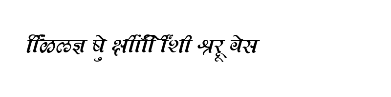 font preview of SHREE DEV 0974 Regular