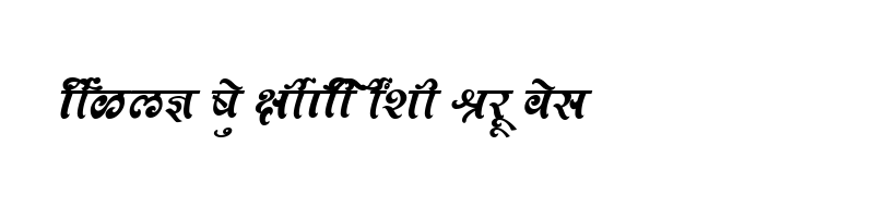 font preview of SHREE DEV 0975 Regular