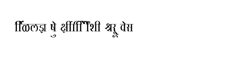 font preview of SHREE DEV 0979 Regular