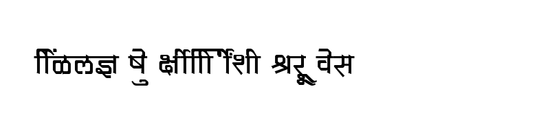 font preview of SHREE DEV 1006 Regular
