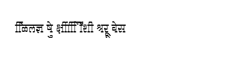 font preview of SHREE DEV 1017 Regular