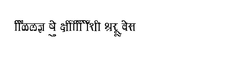 font preview of SHREE DEV 1040 Regular