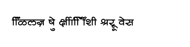 font preview of SHREE DEV 1298 Regular