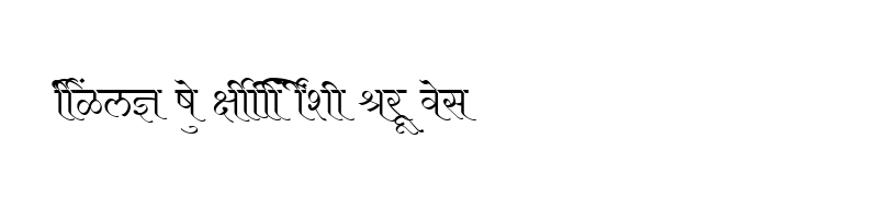 font preview of SHREE DEV 2310 Regular