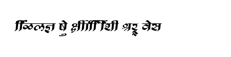 font preview of SHREE DEV 2319 Regular